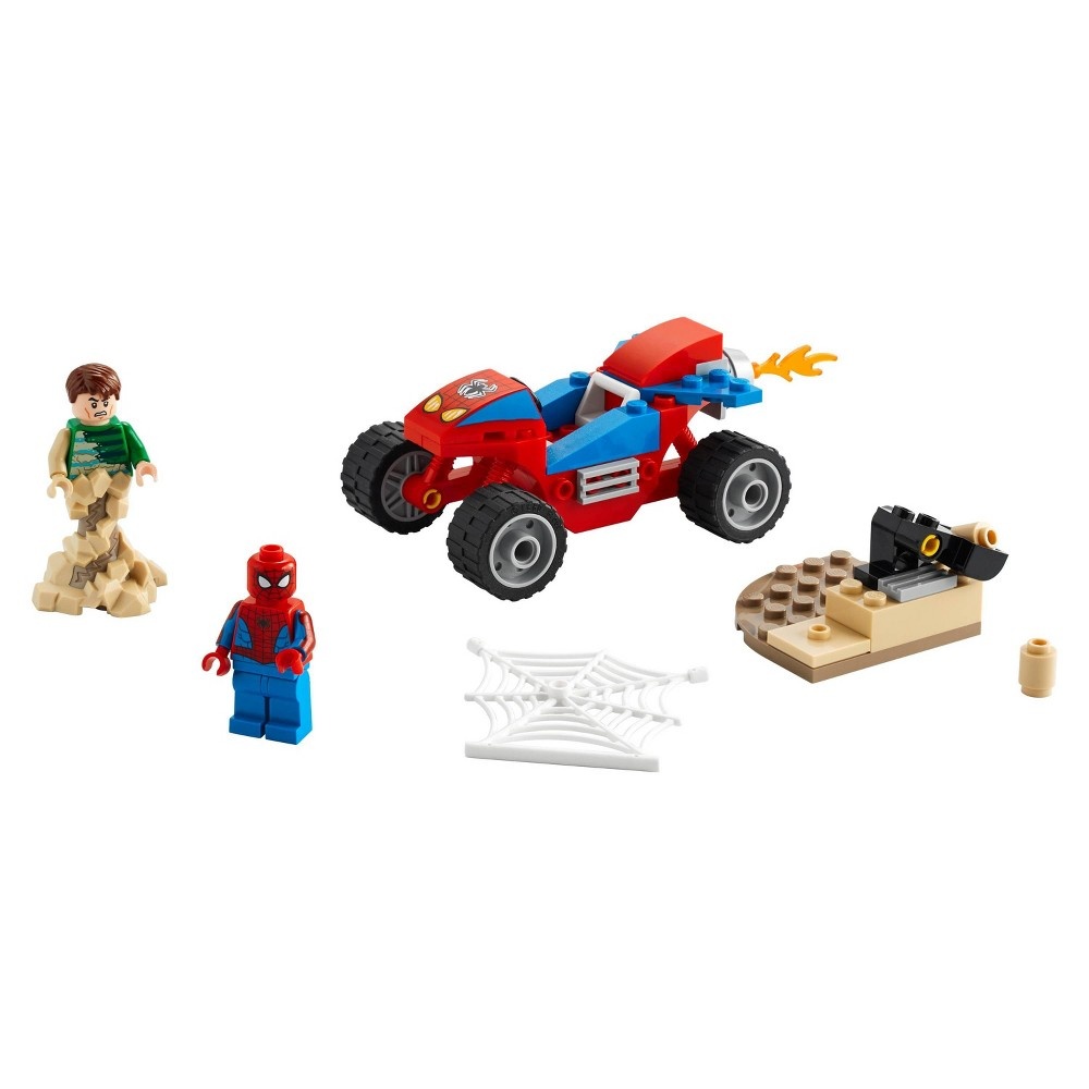 slide 6 of 7, LEGO Marvel Spider-Man: Spider-Man and Sandman Showdown Collectible Construction Toy 76172, 1 ct