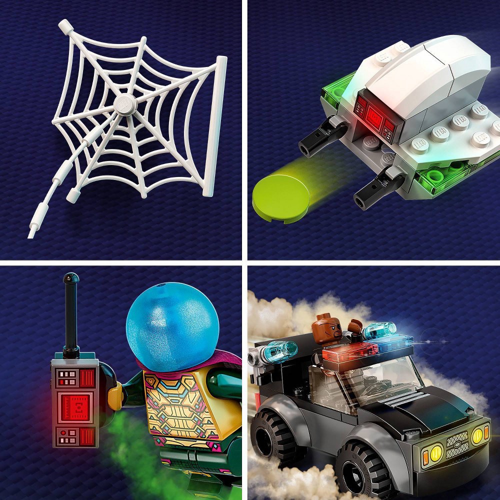 slide 2 of 5, LEGO Super Heroes Spider-Man vs. Mysterio's Drone Attack 76184 Building Kit, 1 ct