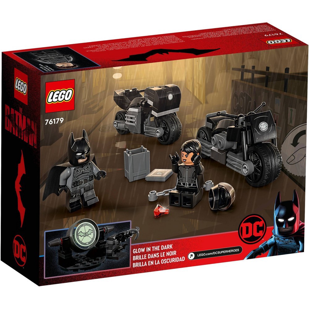 slide 5 of 6, LEGO Super Heroes DC Comics Batman & Selina Kyle Motorcycle Pursui 76179 Building Set, 1 ct