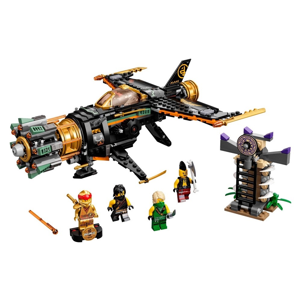 slide 3 of 7, LEGO NINJAGO Legacy Boulder Blaster; Airplane Toy Featuring Collectible Figurines 71736, 1 ct