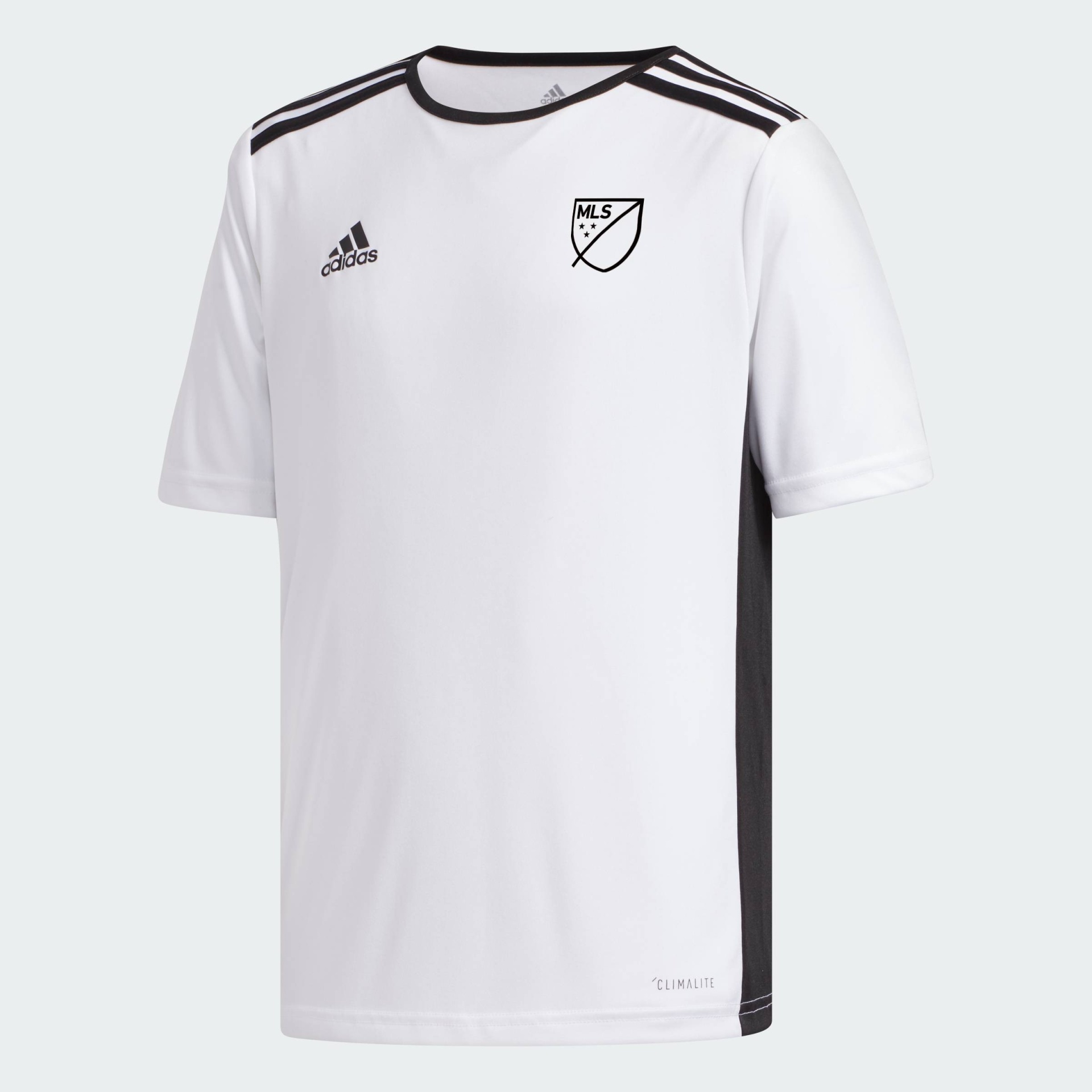 slide 1 of 4, Adidas MLS Youth Entrada Jersey White - L, 1 ct