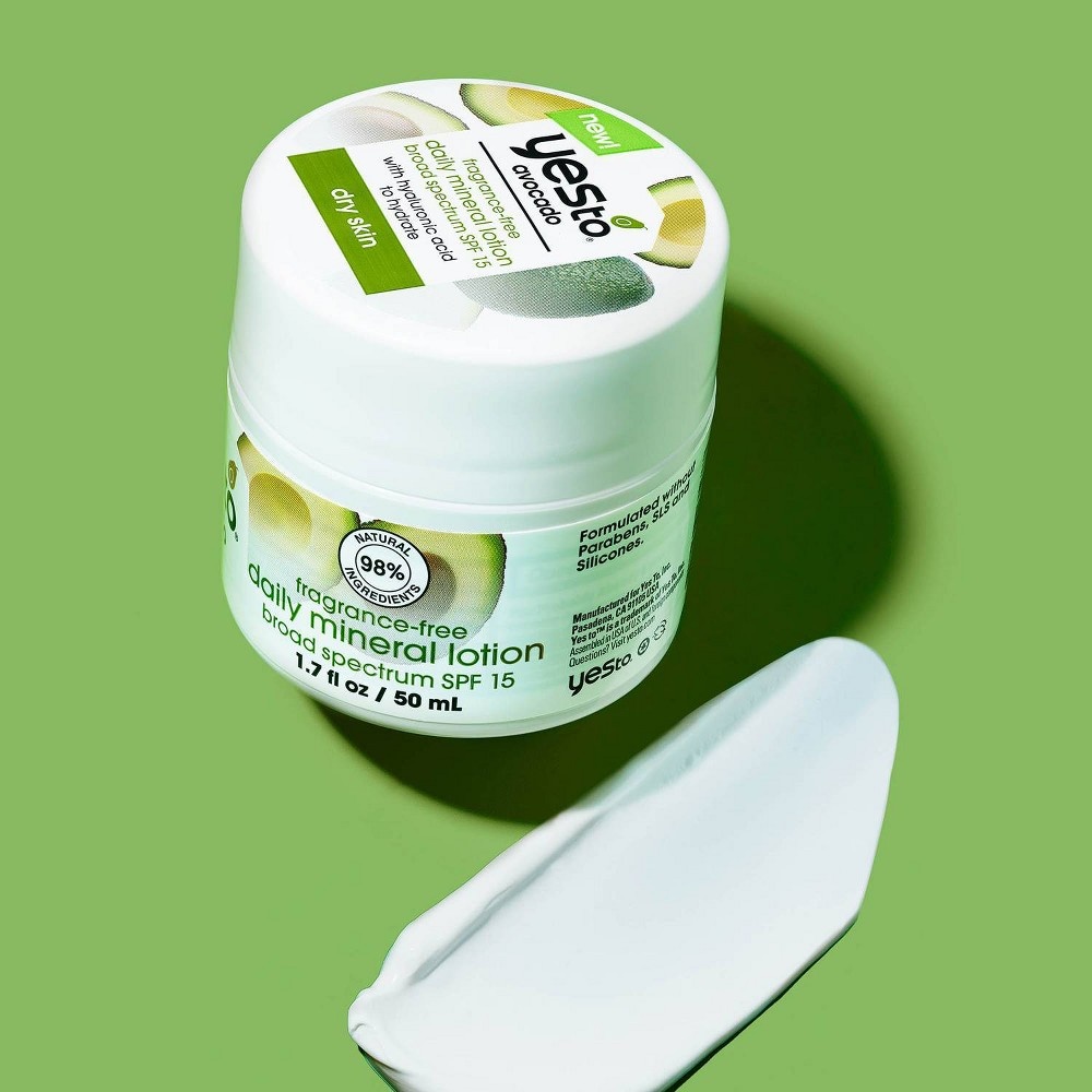 slide 6 of 8, Yes To Avocado Daily Moisturizer with SPF 15 - Unscented, 1.7 fl oz