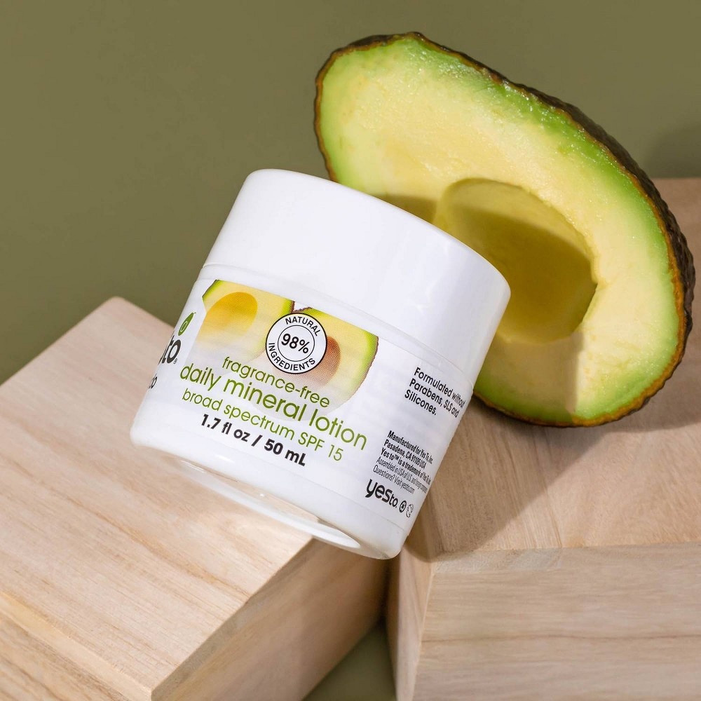 slide 7 of 8, Yes To Avocado Daily Moisturizer with SPF 15 - Unscented, 1.7 fl oz