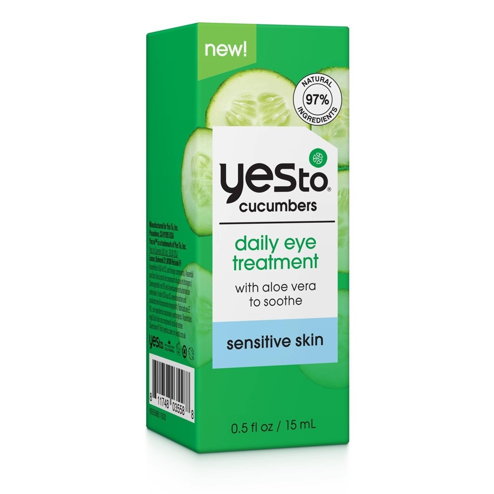 Yes To Cucumbers Daily Anti Dark Circle Eye Treatment 0.5 fl oz Shipt