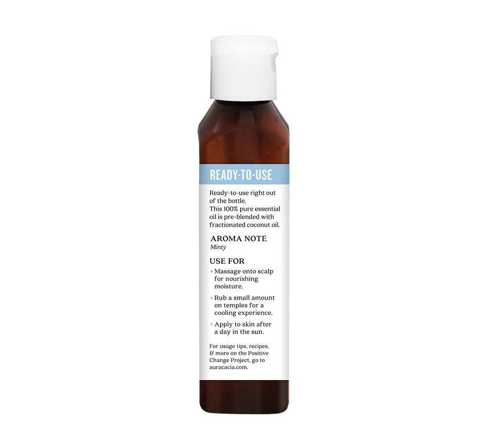slide 3 of 5, Aura Cacia Ready-to-Use Peppermint Essential Oil Blend, 4 fl oz
