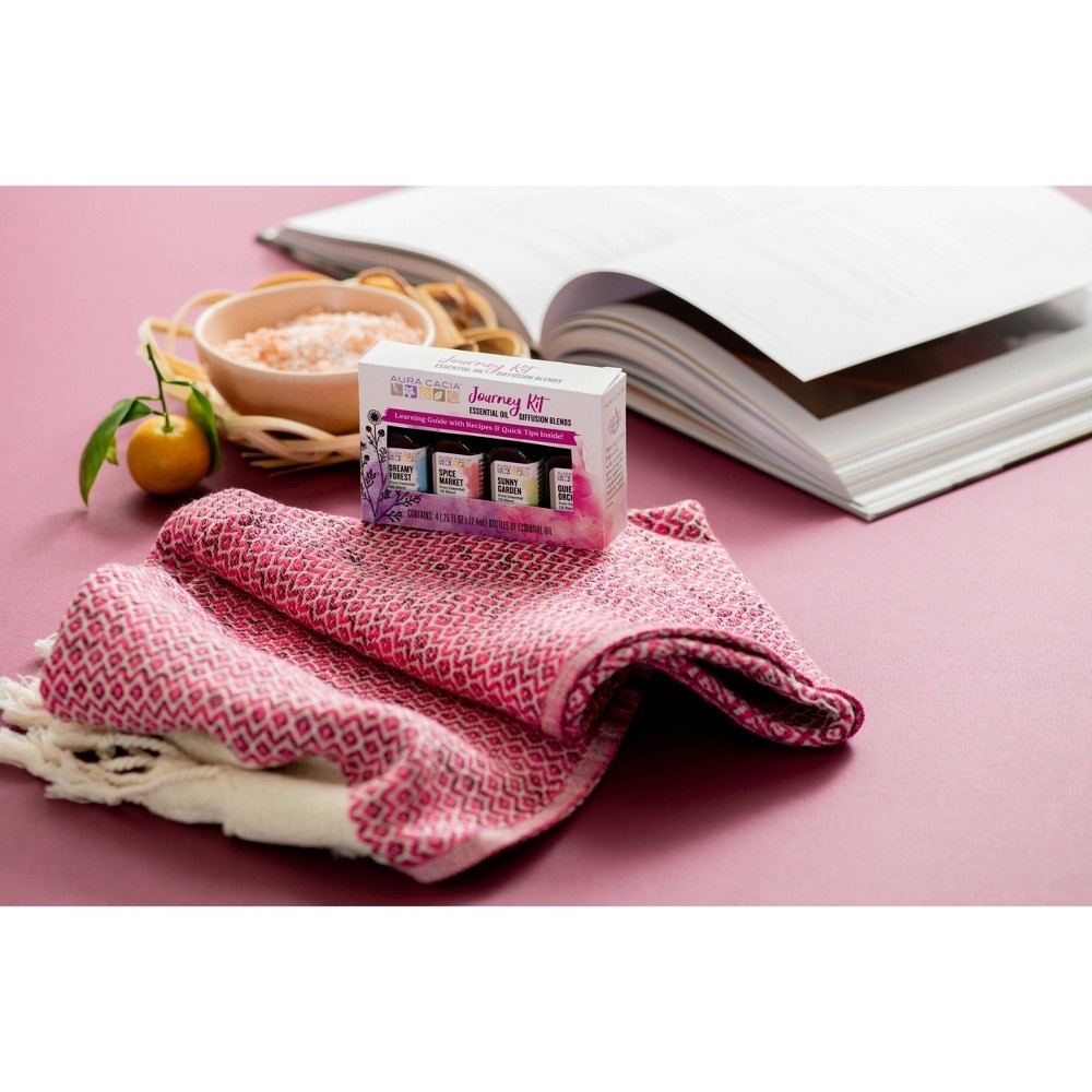 slide 3 of 6, Aura Cacia Journey to Diffusion Kit - 0.25 fl oz, 0.25 fl oz