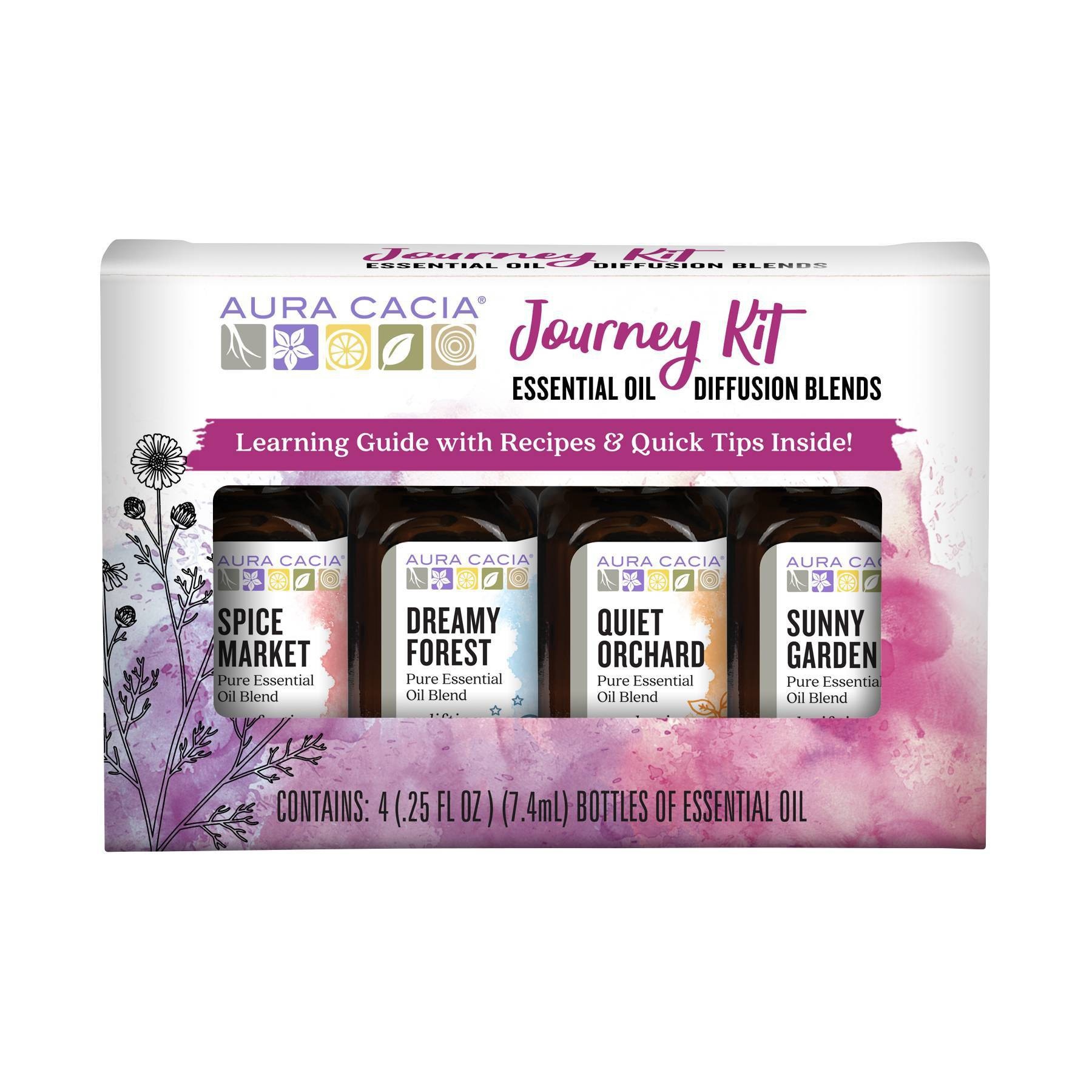 slide 1 of 6, Aura Cacia Journey to Diffusion Kit - 0.25 fl oz, 0.25 fl oz