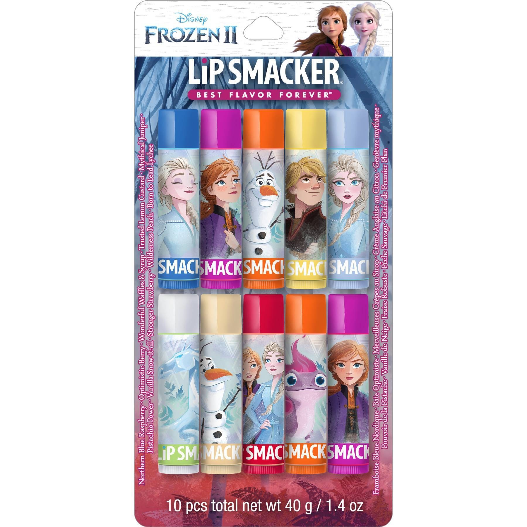 Lip Smacker Best Flavor Forever Lip Balm Party Pack Frozen Ii 10pc