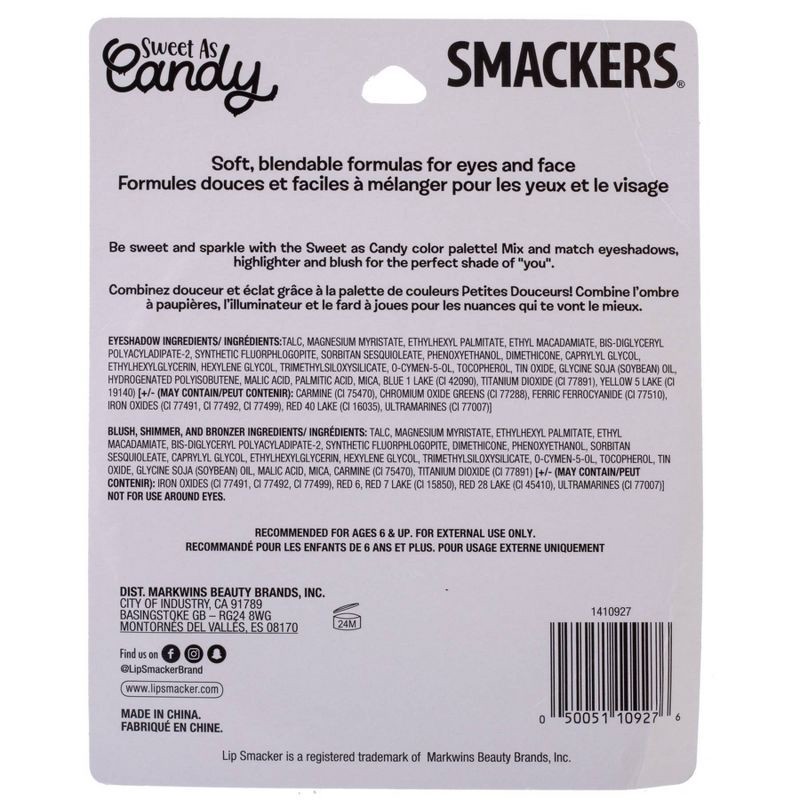 slide 4 of 4, Lip Smacker Be Sweet & Sparkle Color Palette - Sweet as Candy - 12pc - 0.19oz, 0.19 oz