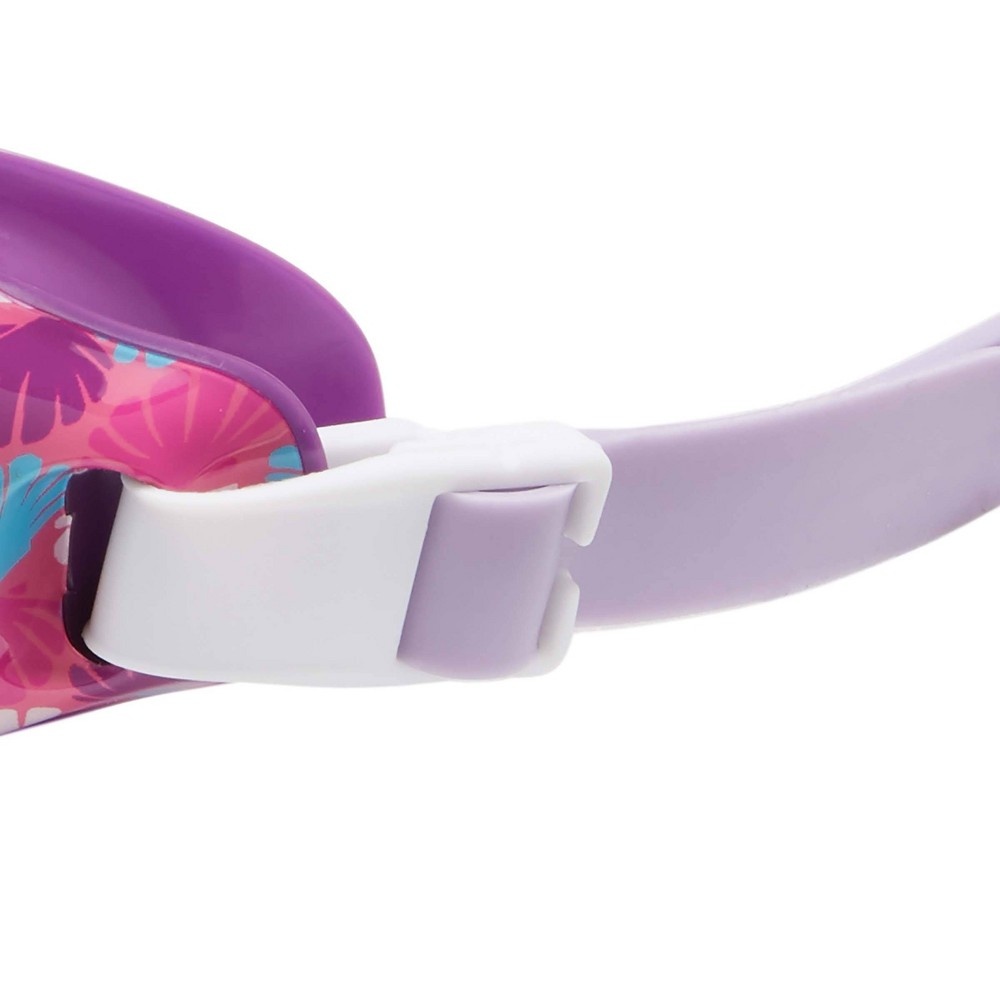 slide 3 of 3, Speedo Kids' Glide Print Goggles - Achroma/Celeste, 1 ct