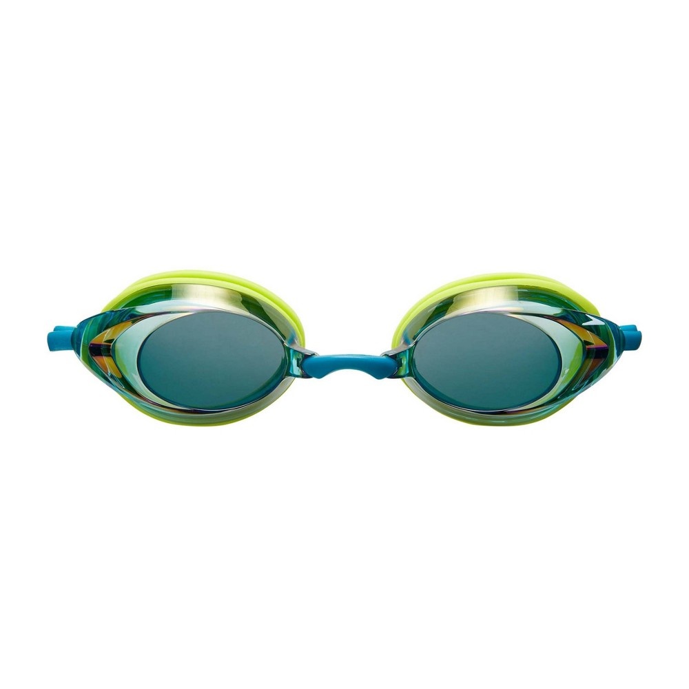 slide 2 of 3, Speedo Adult Record Breaker Goggles - Lime/Celeste/Blue, 1 ct