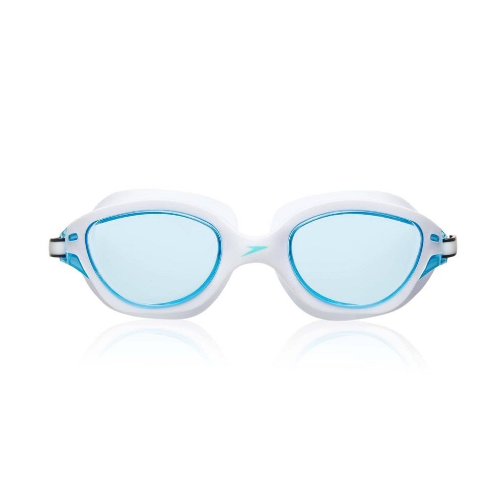 slide 2 of 3, Speedo Adult Seaside Goggles - White/Celeste, 1 ct