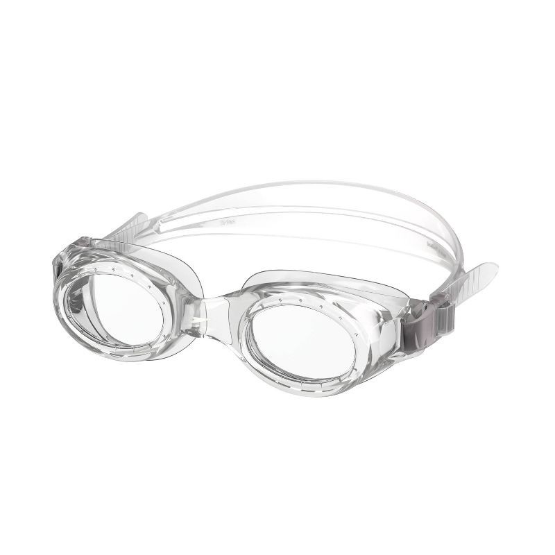 slide 4 of 5, Speedo Adult Boomerang Swim Goggles - Clear: Anti-Fog, Adjustable Strap, 1 ct