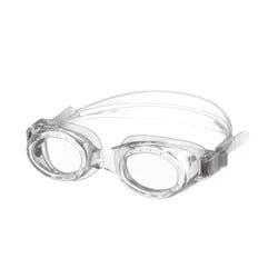 Speedo Adult Boomerang Swim Goggles - Clear: Anti-Fog, Adjustable Strap