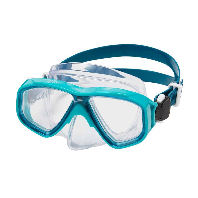 slide 1 of 3, Speedo Kids' Surf Gazer Swim Mask - Ceramic/Clear, 1 ct