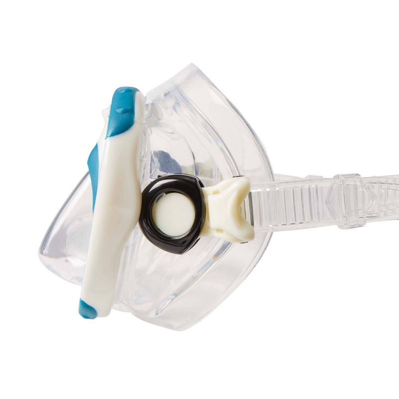 slide 3 of 3, Speedo Adult Explorer High Rise Dive Mask - Ocean/Clear, 1 ct