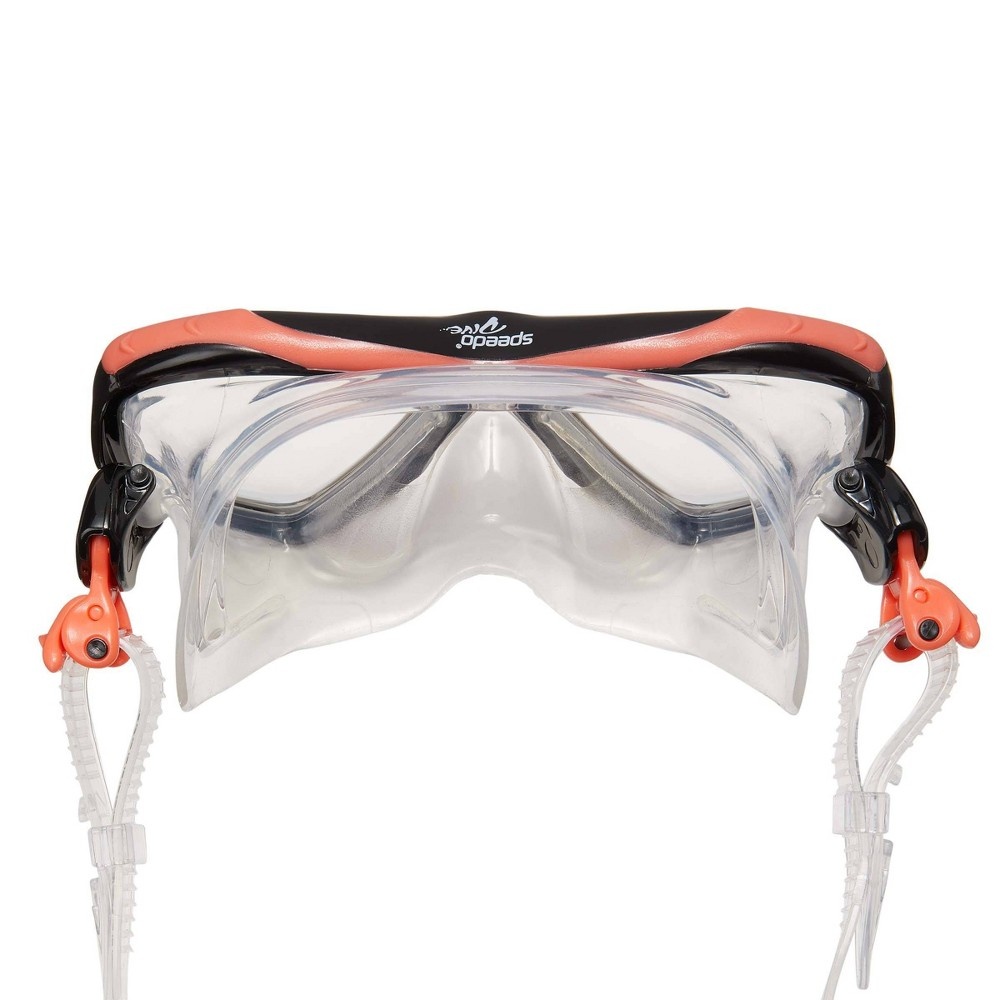 slide 2 of 3, Speedo Adult Explorer Dive Mask - Coral/Clear, 1 ct