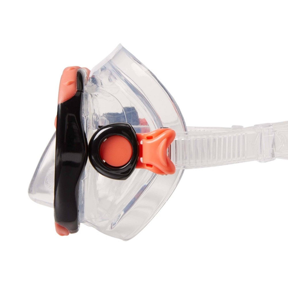 slide 3 of 3, Speedo Adult Explorer Dive Mask - Coral/Clear, 1 ct