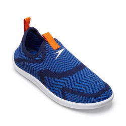 Speedo Junior Surfknit Water Shoes - Zig Zag Blue 13-1