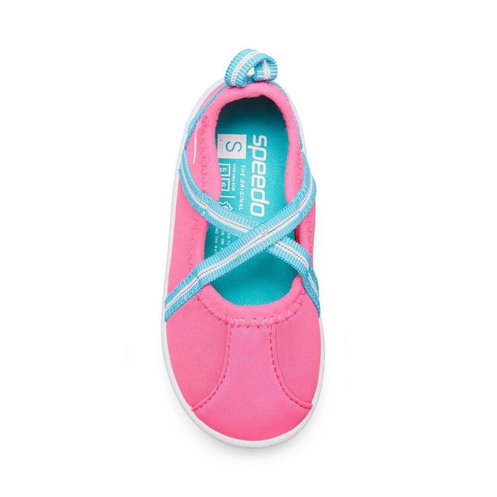 slide 3 of 3, Speedo Toddler Mary Jane Water Shoes - Taffy 11-12, 1 ct