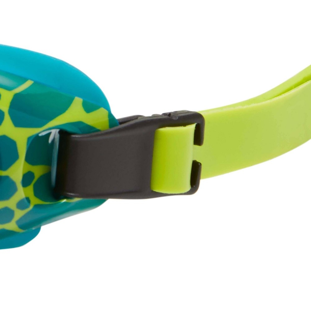 slide 3 of 3, Speedo Kids' Glide Print Goggles - Acid Lime/Jade, 1 ct