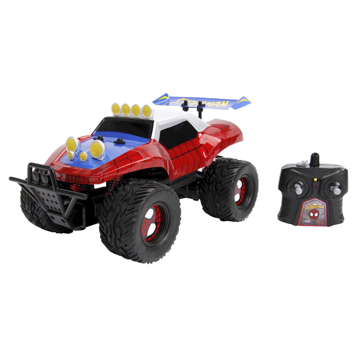 slide 2 of 2, Spider-Man Jada Toys Marvel Spider-Man Buggy Remote Control Vehicle 1:14 Scale - Glossy Red, 1 ct