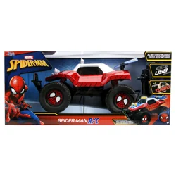 Spider-Man Jada Toys Marvel Spider-Man Buggy Remote Control Vehicle 1:14 Scale - Glossy Red
