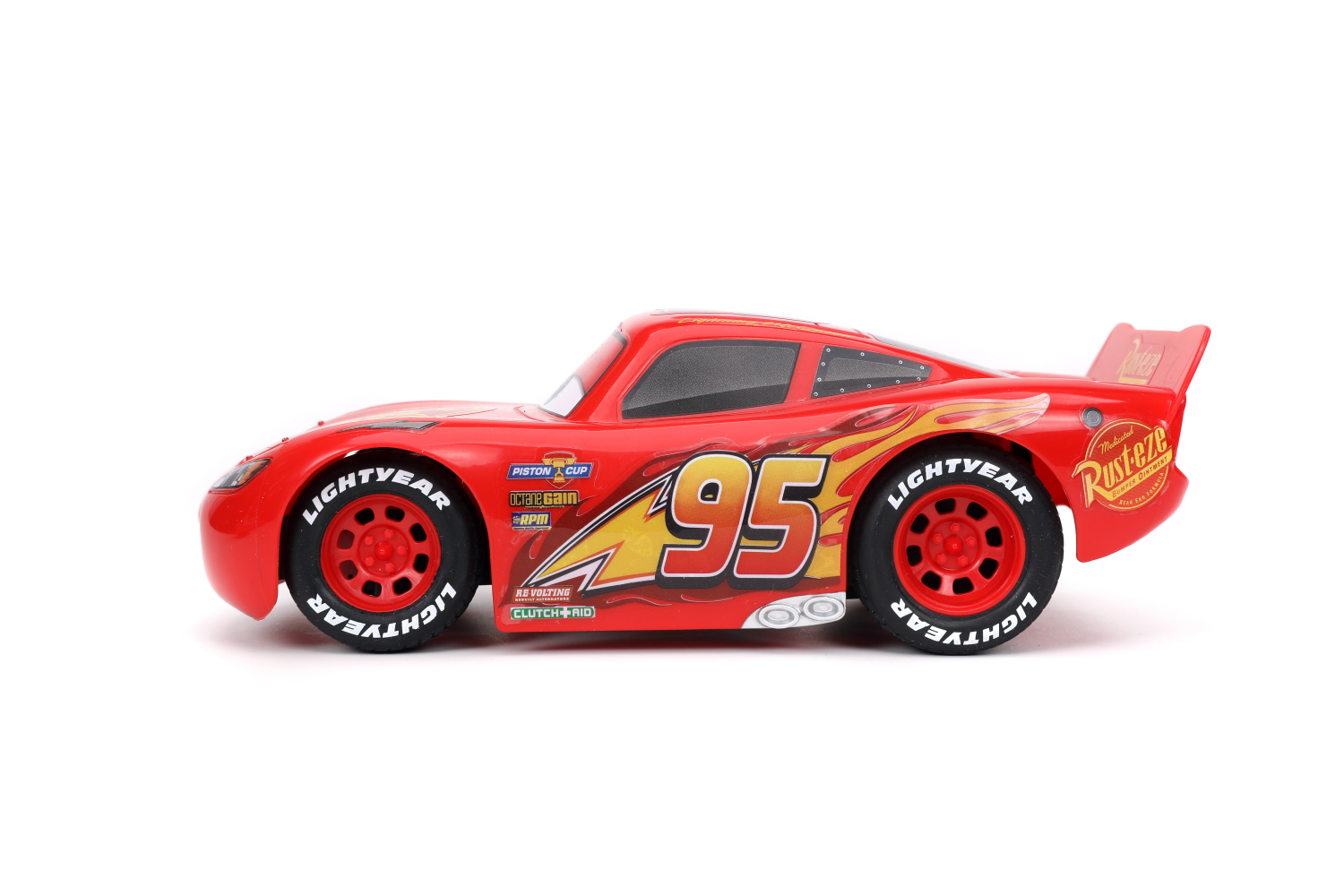 slide 2 of 5, Cars Lightning McQueen RC 1:24 Scale Remote Control Car 2.4 Ghz, 1 ct