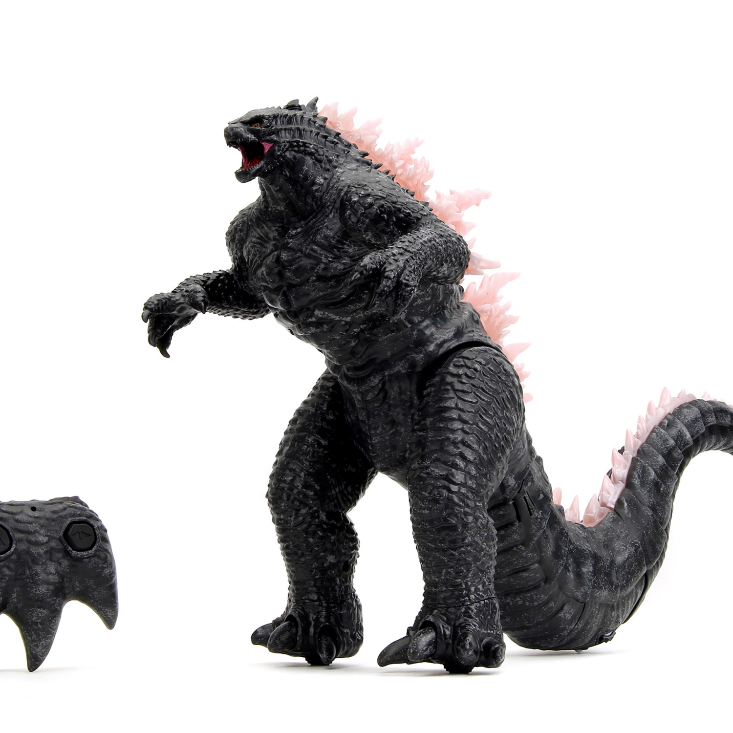 slide 3 of 3, Jada Godzilla x Kong: The New Empire Heat-Ray Breath Godzilla RC, 1 ct