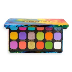 Makeup Revolution Forever Flawless Eyeshadow Palette - Bird of Paradise - 0.54oz: Vibrant Brightening Pressed Powder