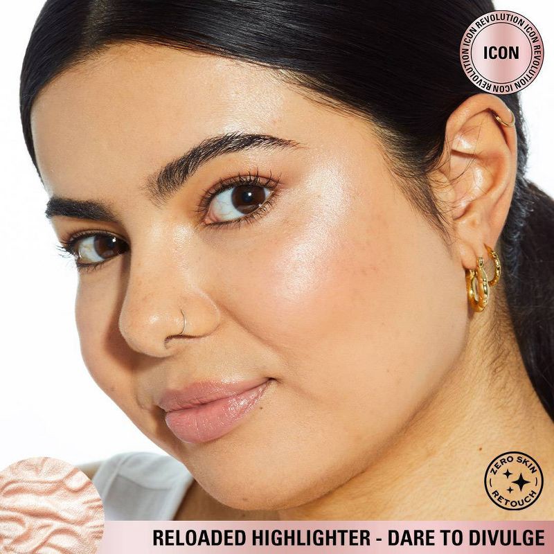 slide 6 of 7, Makeup Revolution Highlight Reloaded Highlighter - Dare to Divulge - 0.22oz, 0.22 oz