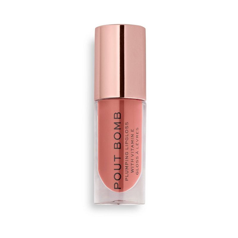 slide 2 of 5, Makeup Revolution Pout Bomb Plumping Gloss - Kiss - 0.15 fl oz, 0.15 fl oz