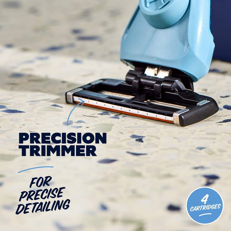 slide 7 of 9, Dollar Shave Club 6-Blade Razor Refill - Compatible with 4 and 6 Blade Handles - 4ct - Trial Size, 4 ct