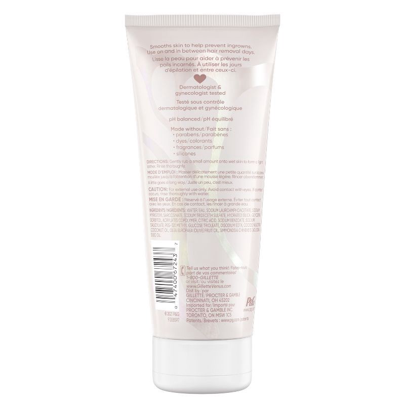 slide 2 of 8, Venus for Pubic Hair & Skin Women's Skin-Smoothing Exfoliant Scrub - 6 fl.oz, 1 ct