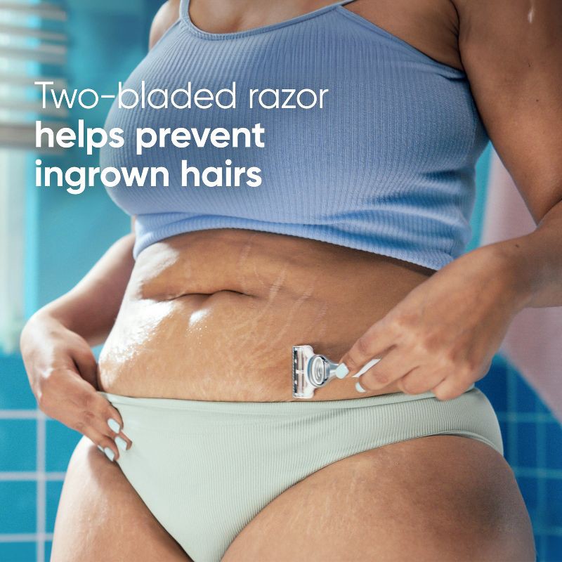 slide 5 of 8, Venus for Pubic Hair & Skin Women's Razor Blade Refills - 4ct, 4 ct