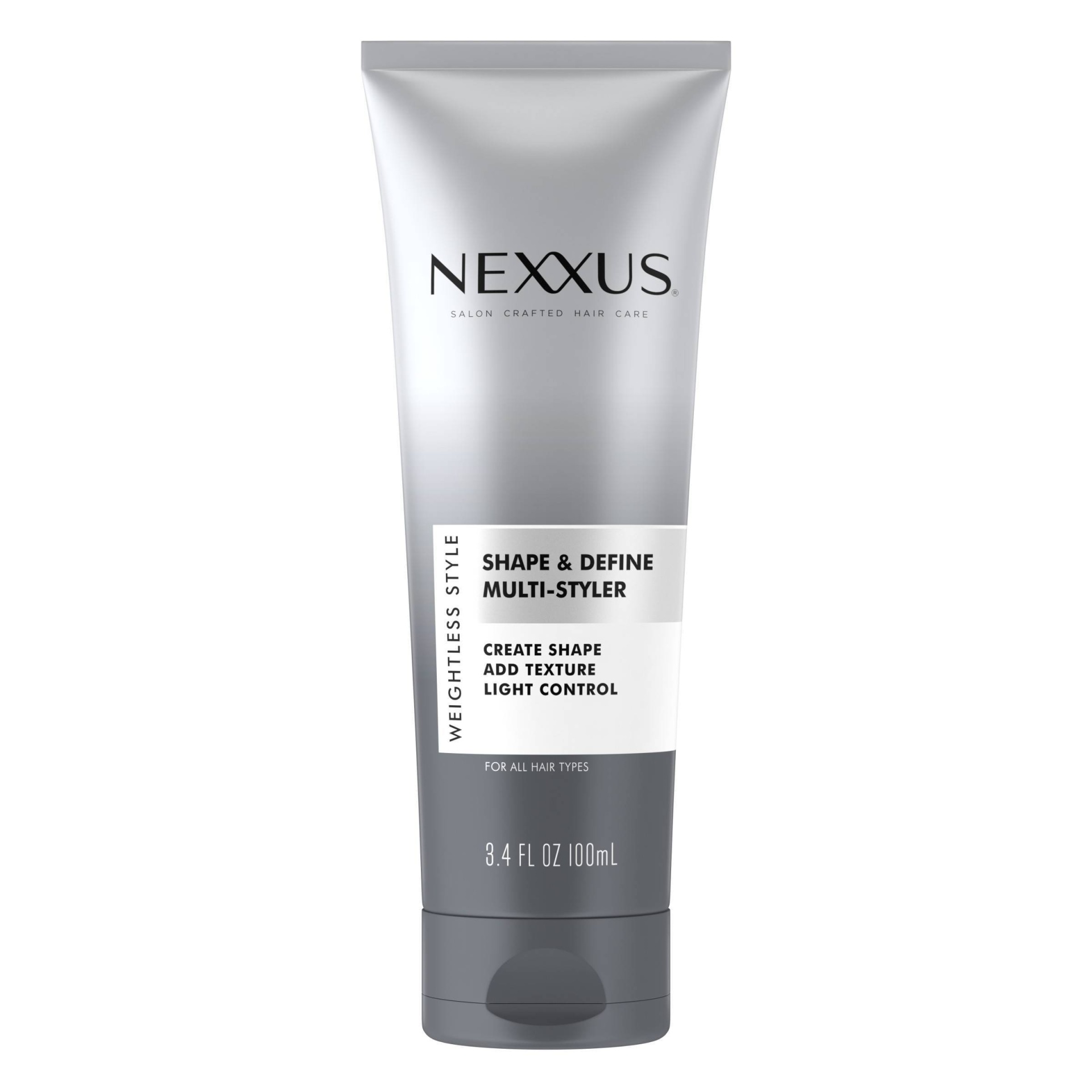 slide 1 of 7, Nexxus Weightless Style Shape & Define Multi-Styler Hair Cream, 3.4 fl oz