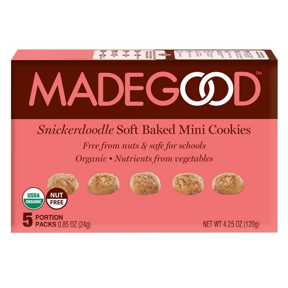 slide 2 of 4, MadeGood Organic Gluten Free Snickerdoodle Soft Baked Cookies - 4.25oz, 4.25 oz