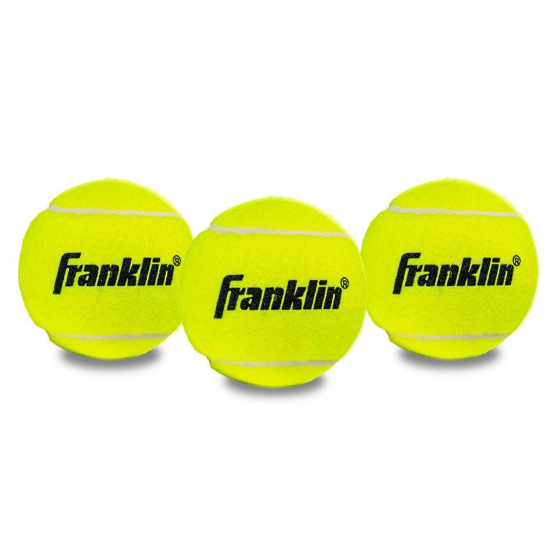 slide 1 of 6, Franklin Sports Practice Tennis Balls Can - 3pk, 3 ct