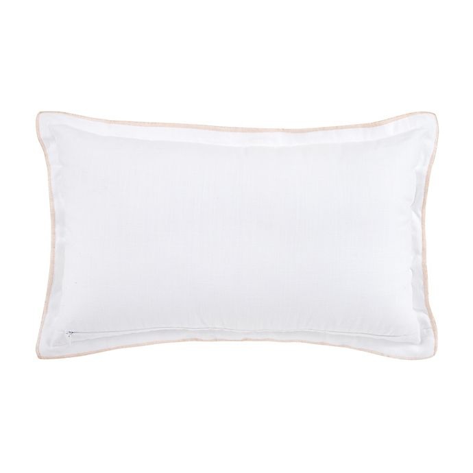 slide 2 of 2, Croscill Liana Reversible Oblong Boudoir Pillow - White, 1 ct
