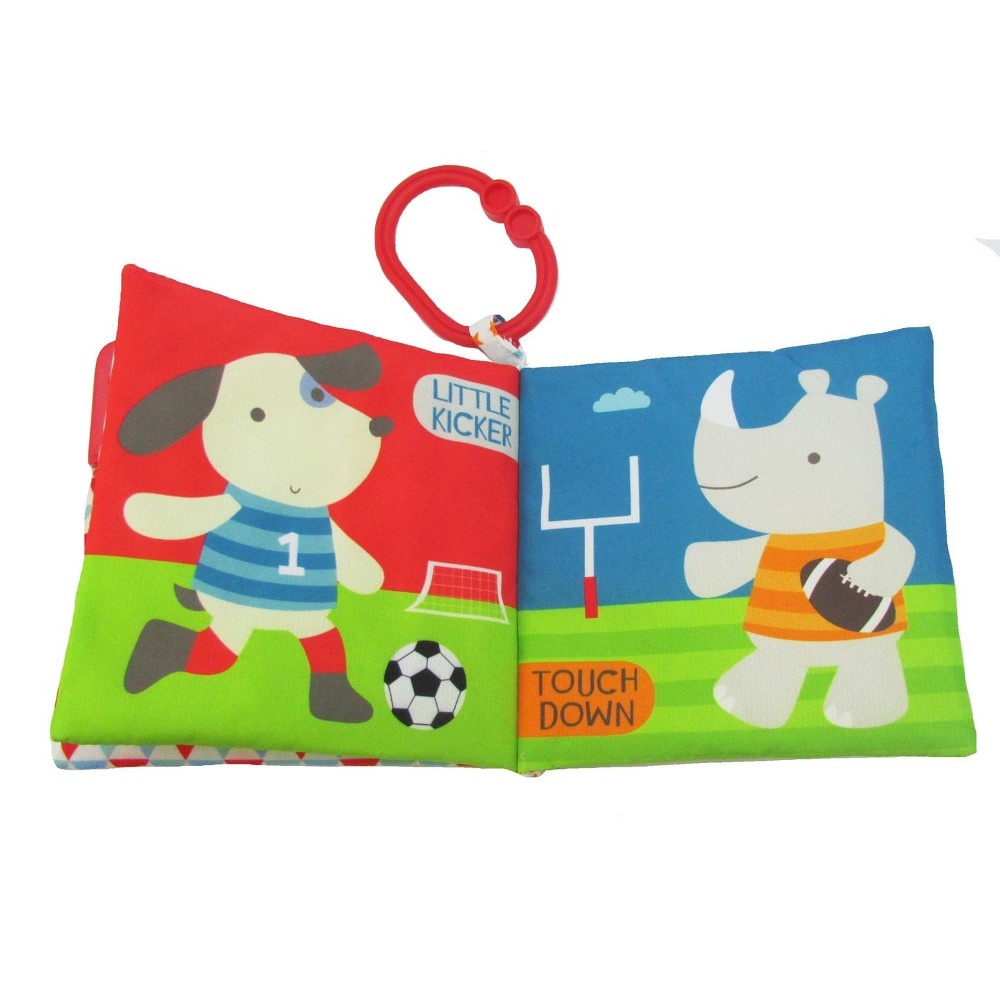 slide 4 of 5, Kids Preferred Little Sports Star Soft Book Gray, 1 ct