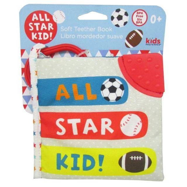 slide 1 of 5, Kids Preferred Little Sports Star Soft Book Gray, 1 ct