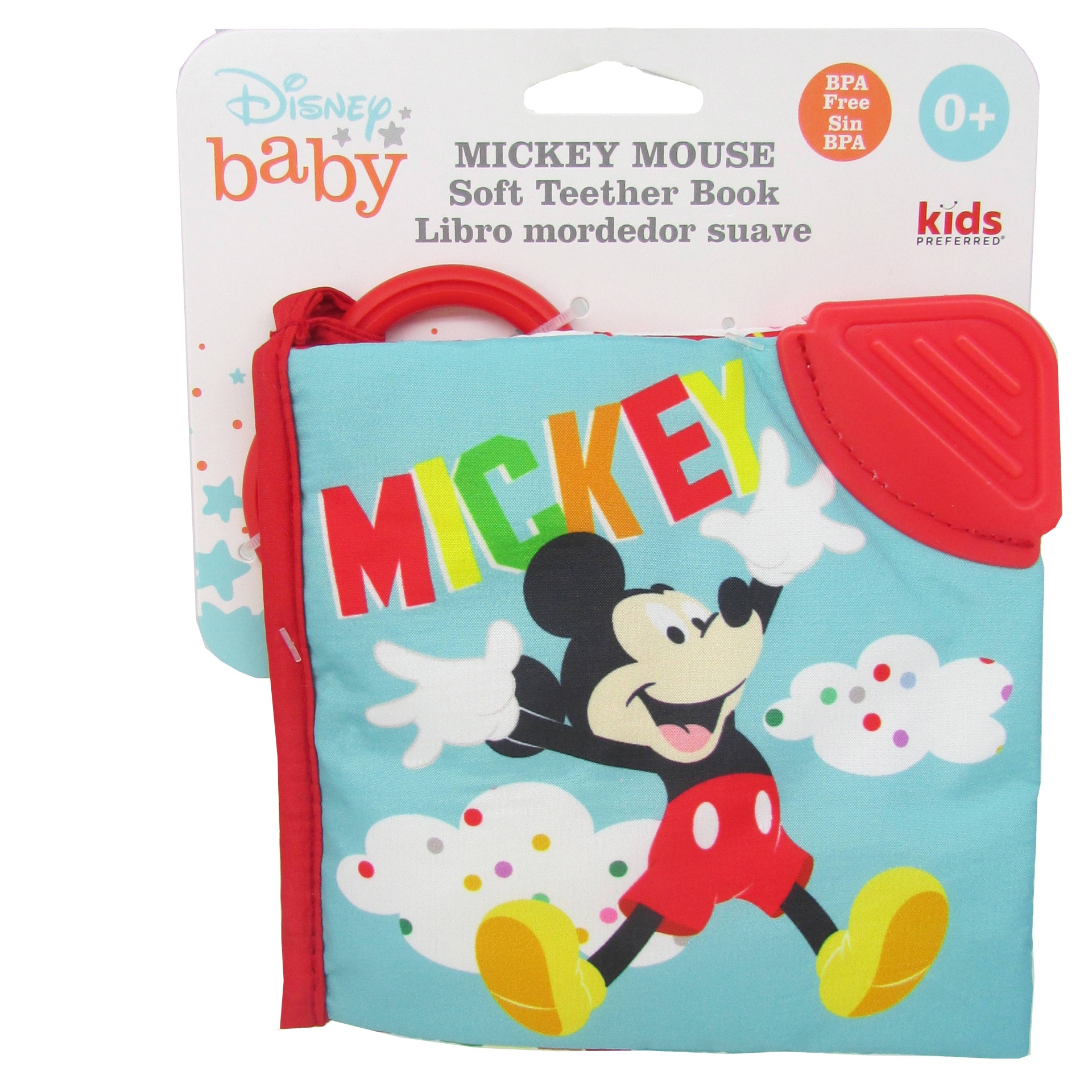 slide 1 of 1, Disney Baby Mickey Mouse Soft Book Blue, 1 ct