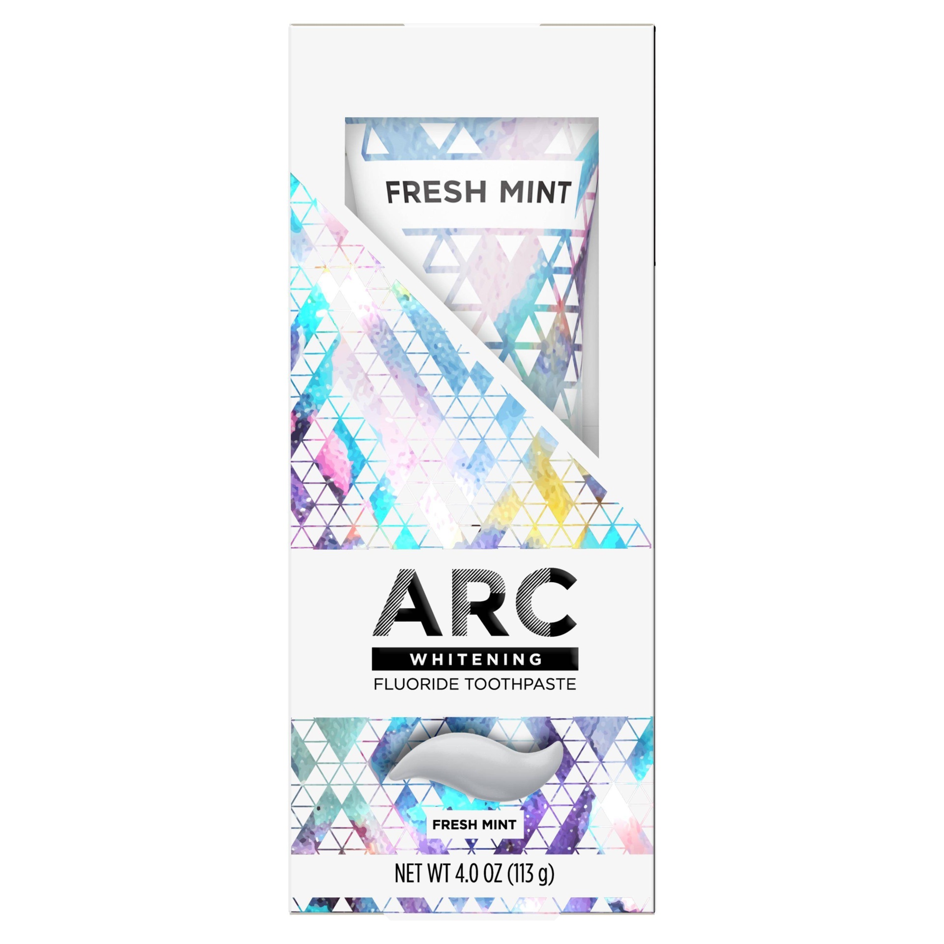 slide 1 of 5, ARC Oral Care Fresh Mint Whitening Fluoride Toothpaste - 4oz, 4 oz