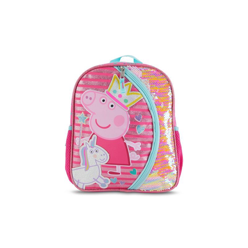 slide 1 of 4, Peppa Pig Kids' 12" Backpack, 1 ct