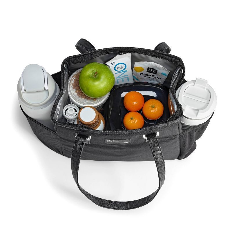 slide 4 of 10, Fit & Fresh Copley Lunch Kit: Nylon Tote with Food Container, BPA-Free, 1 ct