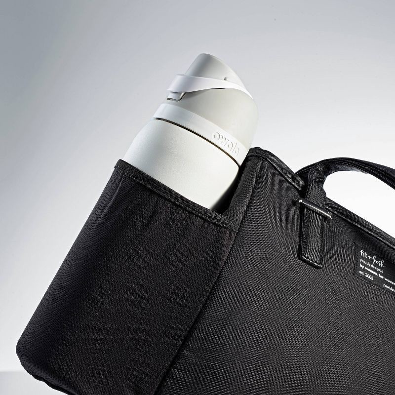 slide 6 of 10, Fit & Fresh Copley Lunch Kit: Nylon Tote with Food Container, BPA-Free, 1 ct