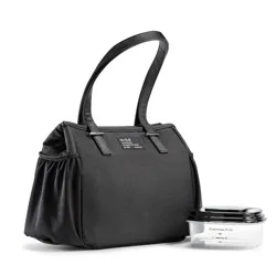 Fit & Fresh Copley Lunch Kit: Nylon Tote with Food Container, BPA-Free