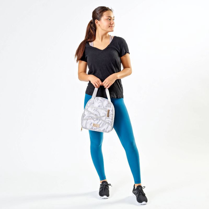 Fit & Fresh Athleisure Carli Lunch Kit Set - Marble