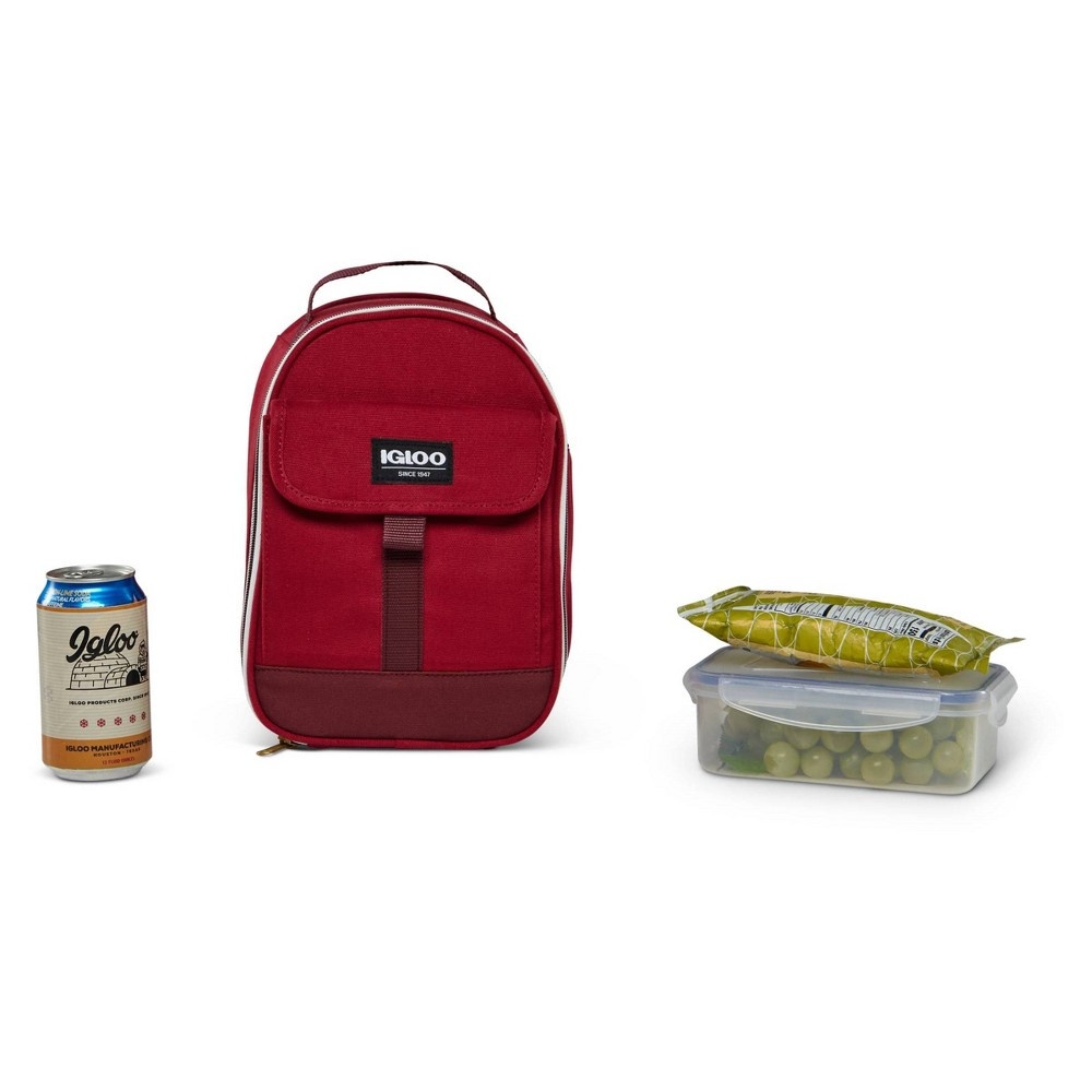 slide 2 of 15, Igloo Nostalgia Domed Lunch Box - Wine, 1 ct