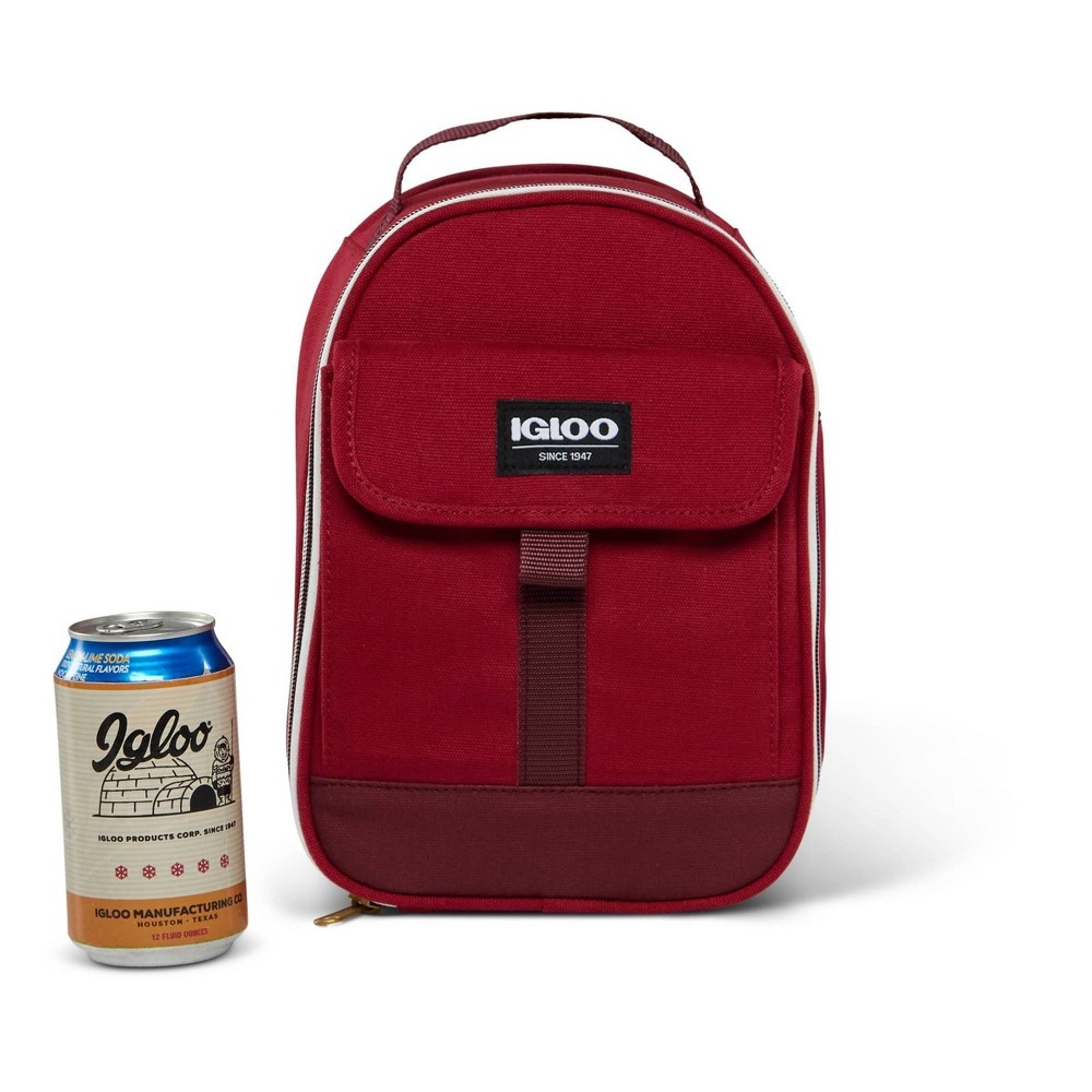 slide 9 of 15, Igloo Nostalgia Domed Lunch Box - Wine, 1 ct